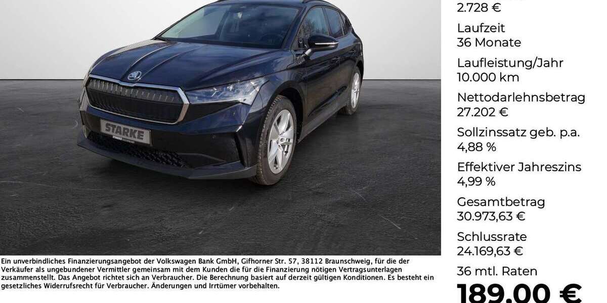 Skoda Enyaq 9.763 km 29.930 &euro; Georgsmarienhütte 49124