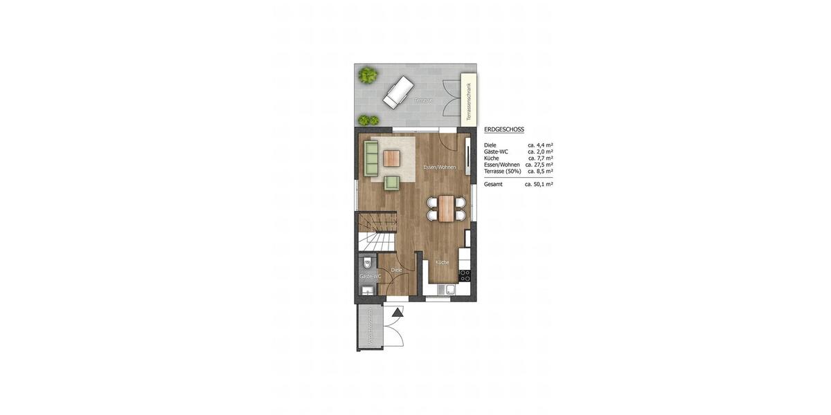 Reihenhaus Nauen - 4 Zimmer, 120 m&sup2;, 1.770&euro; | Angebot:26516397