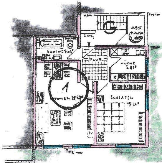 Etagenwohnung Lauf an der Pegnitz - 2 Zimmer, 54 m&sup2;, 143.000&euro; | Angebot:26603911