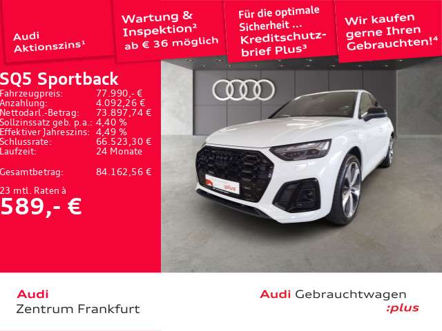 Audi SQ5 13.183 km 77.390 &euro; Frankfurt am Main 60314