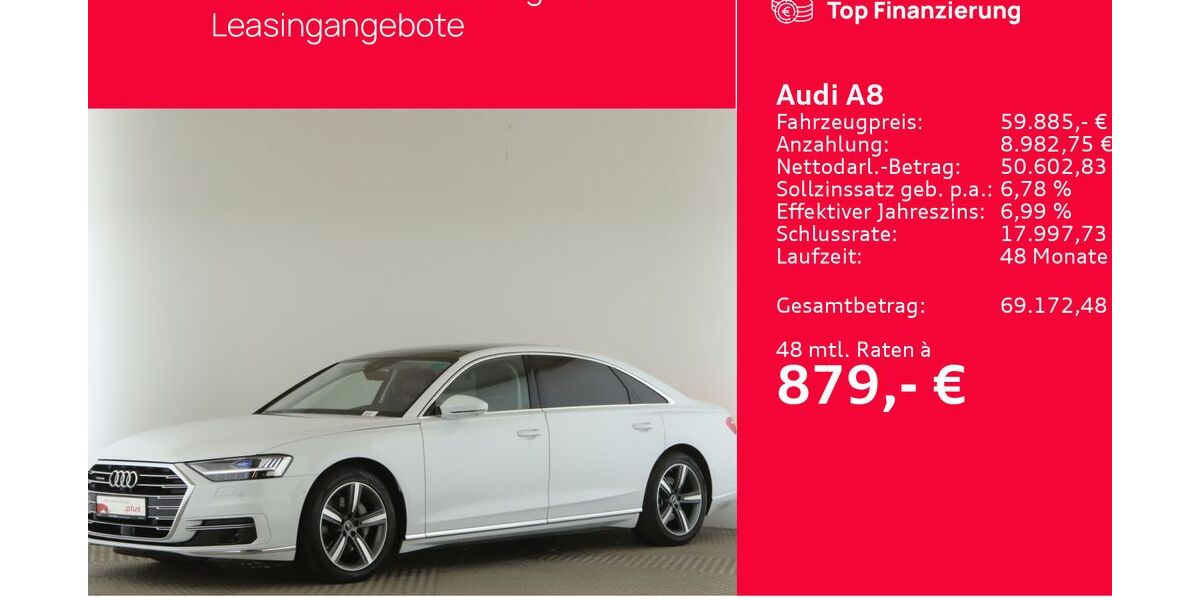Audi A8 61.575 km 54.899 &euro; Seevetal 21217