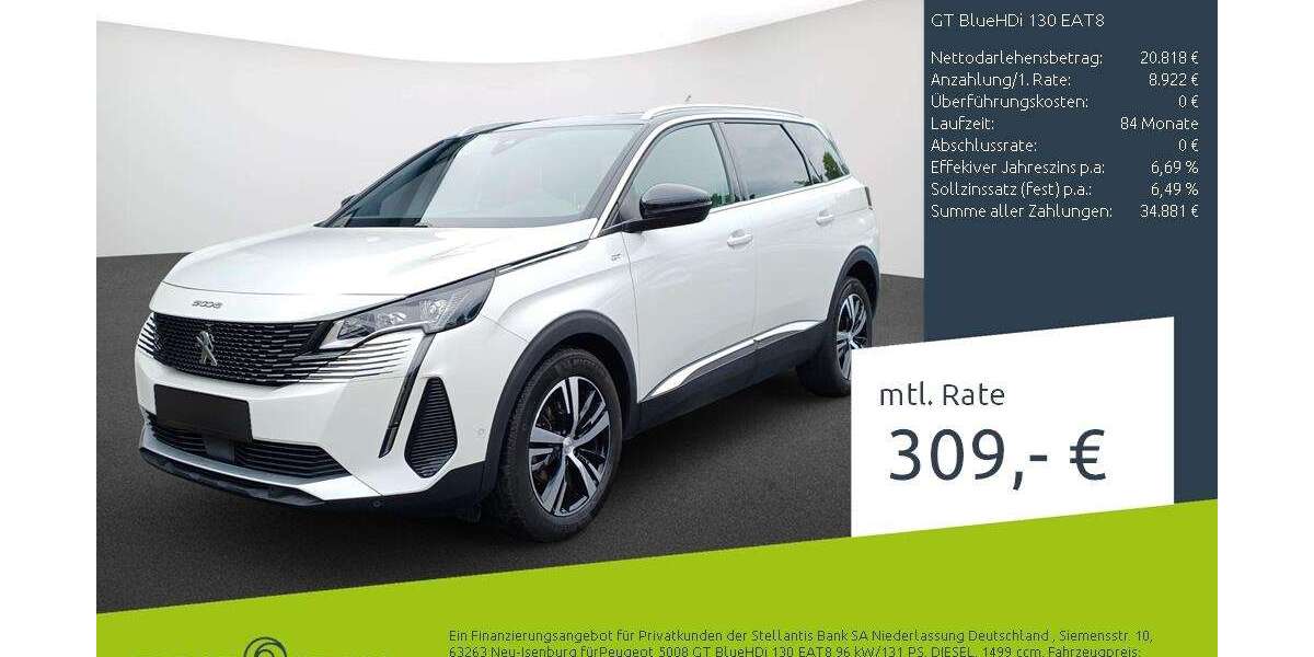 Peugeot 5008 56.015 km 29.740 &euro; Dülmen 48249
