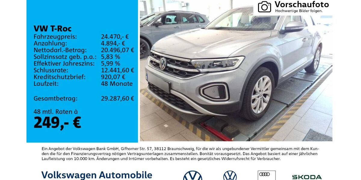 VW T-Roc 64.341 km 24.470 &euro; Leipzig 04277