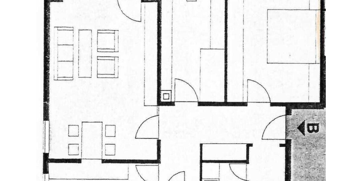 Etagenwohnung Bad Dürrheim - 3.5 Zimmer, 86 m&sup2;, 870&euro; | Angebot:25360431