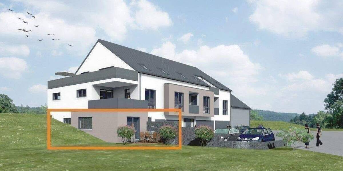 Etagenwohnung Konz Obermennig - 4 Zimmer, 90 m&sup2;, 1.100&euro; | Angebot:26891638