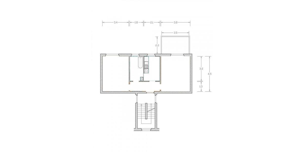 Erdgeschoßwohnung Wittenberg Lutherstadt - 2 Zimmer, 52 m&sup2;, 344&euro; | Angebot:26382347