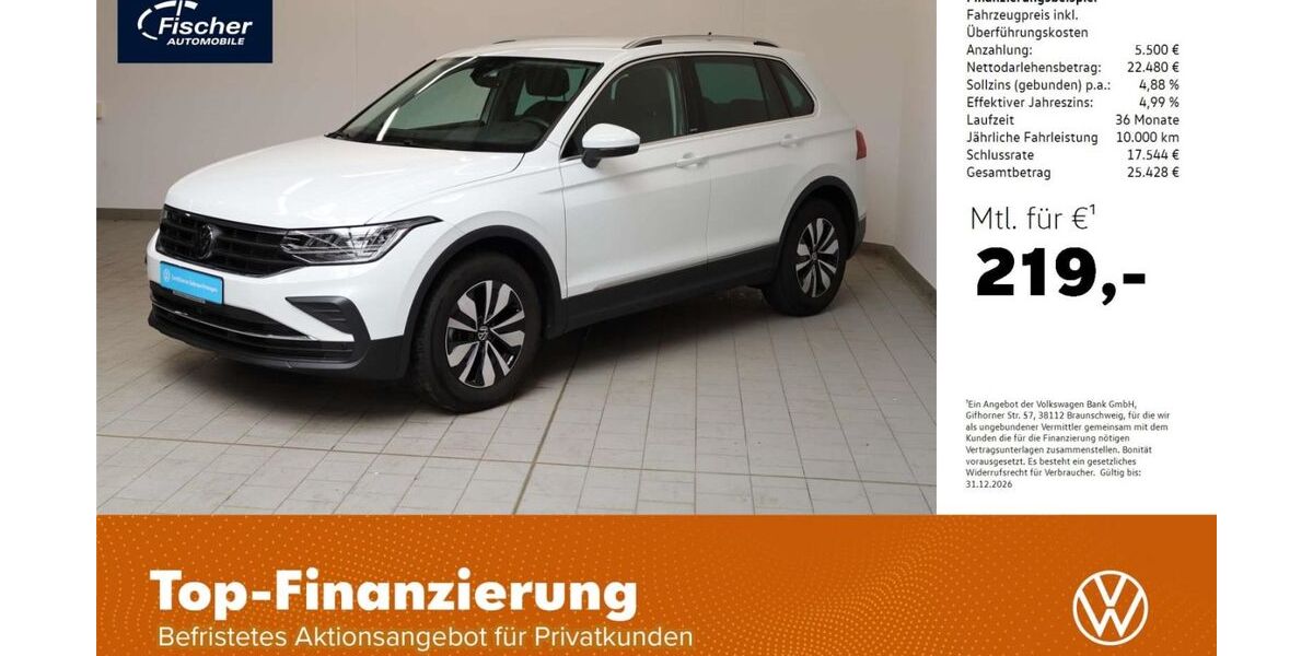 VW Tiguan 37.749 km 27.980 &euro; Amberg 92224