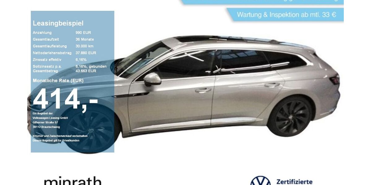 VW Arteon 11.724 km 37.880 &euro; Moers 47441