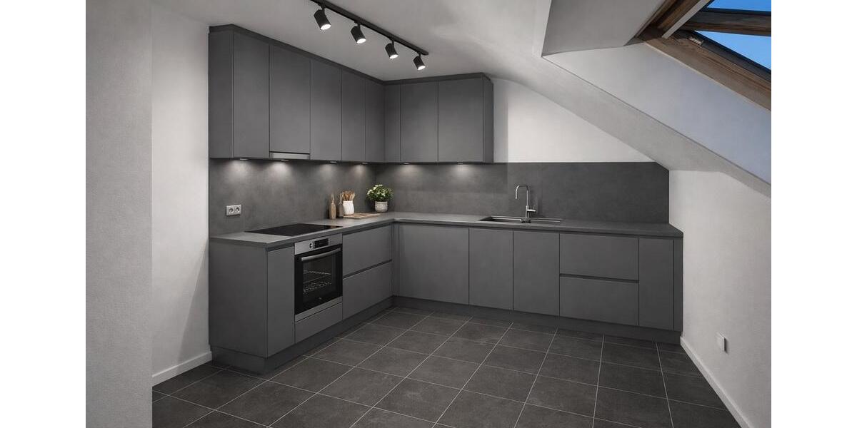 Frisch renovierte 2-Zimmer-Wohnung mit neuer Einbauküche KA Mühlb 2 zimmer