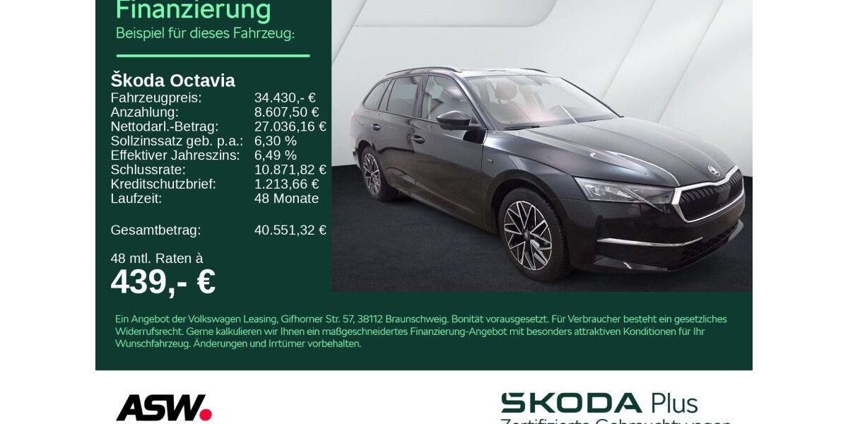 Skoda Octavia 22.500 km 34.430 &euro; Heilbronn 74076