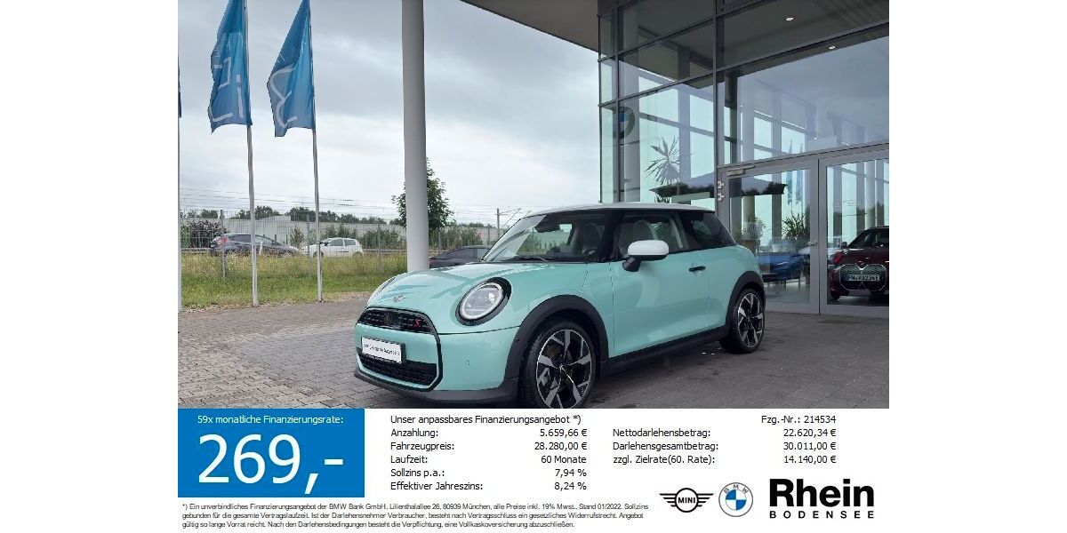 Mini Cooper S 10.951 km 26.890 &euro; Friedrichshafen 88046