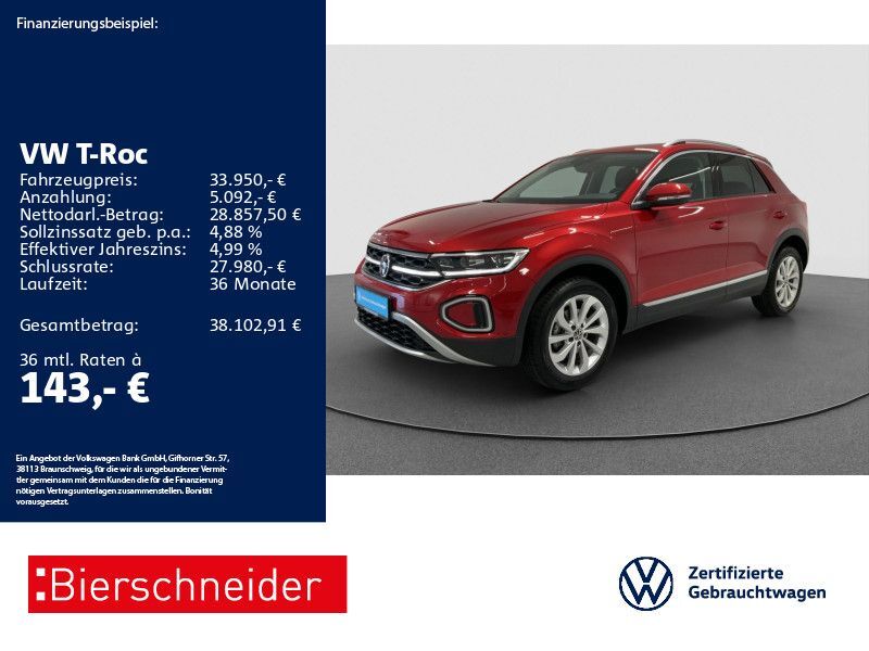 VW T-Roc 9.517 km 33.950 € Aalen 73431