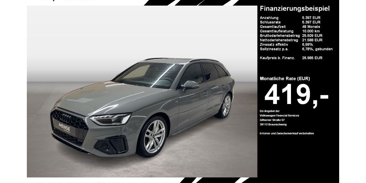 Audi A4 63.612 km 26.985 &euro; Oelde (Stromberg) 59302