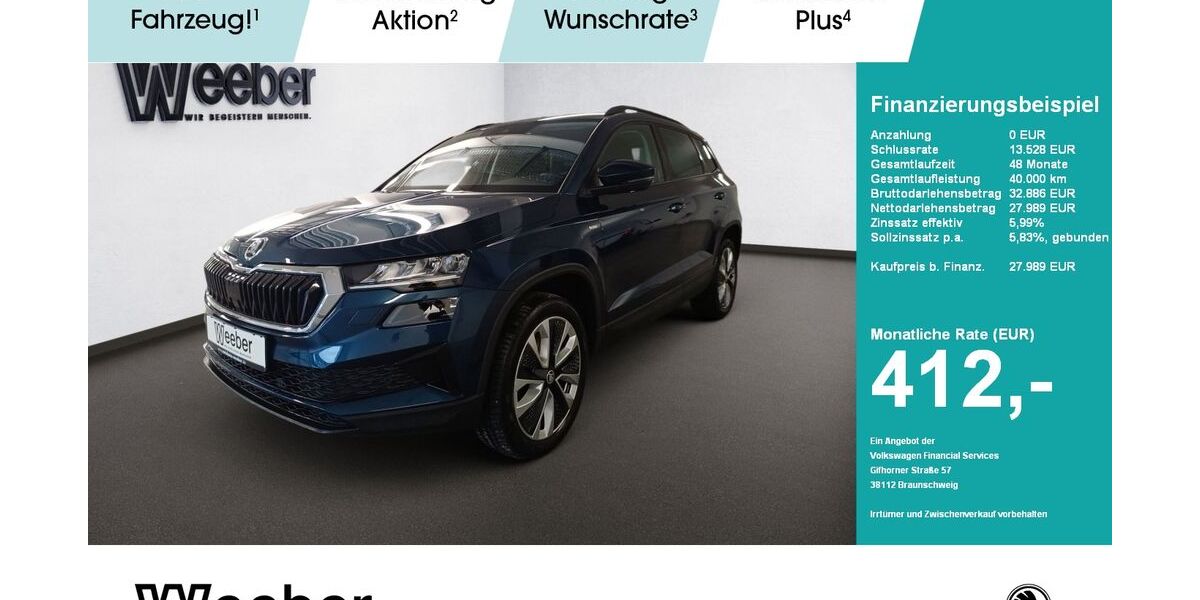 Skoda Karoq 49.742 km 27.989 &euro; Leonberg 71229