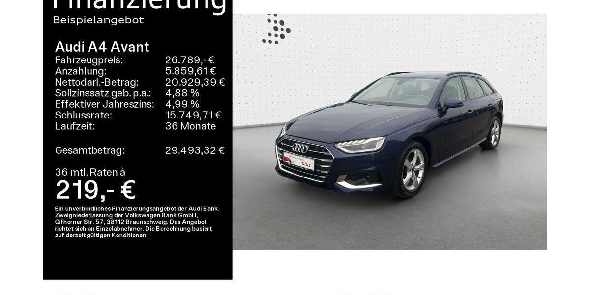 Audi A4 41.800 km 26.599 &euro; Hanau 63452