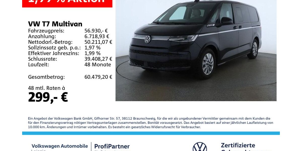 VW T7 Multivan 4.212 km 56.930 &euro; Leipzig 04178