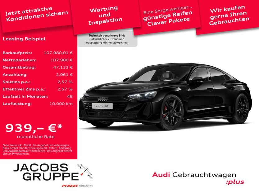 Audi e-tron GT 9.650 km 107.980 € Mönchengladbach 41066
