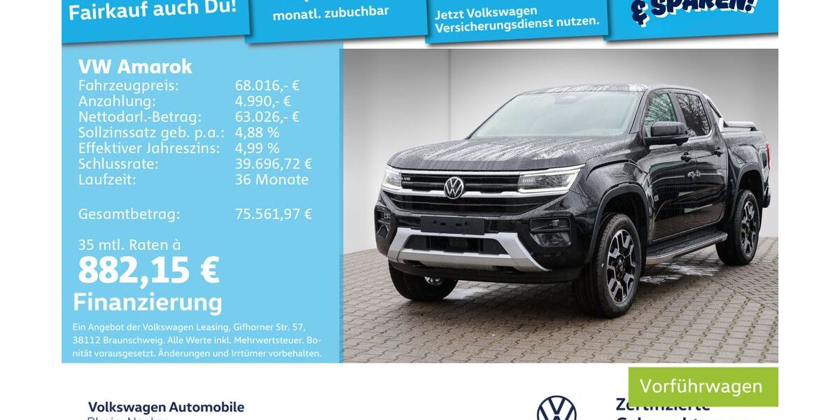 VW Amarok 9.900 km 58.990 &euro; Mannheim 68309