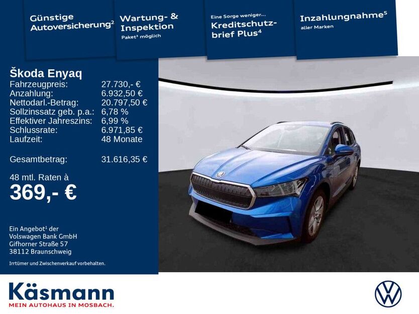 Skoda Enyaq 42.725 km 27.730 € Mosbach 74821