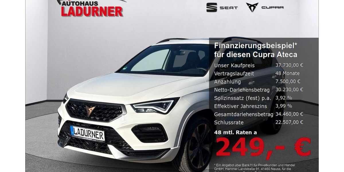Cupra Ateca 13.845 km 36.960 &euro; Tuttlingen 78532
