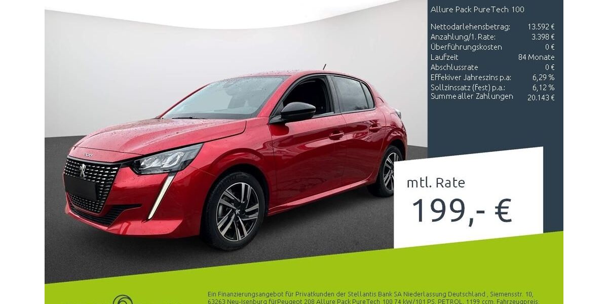 Peugeot 208 25.100 km 16.990 &euro; Dülmen 48249