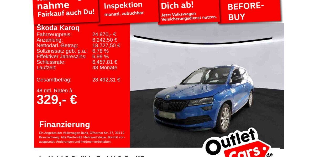 Skoda Karoq 129.130 km 24.970 &euro; Senden 89250