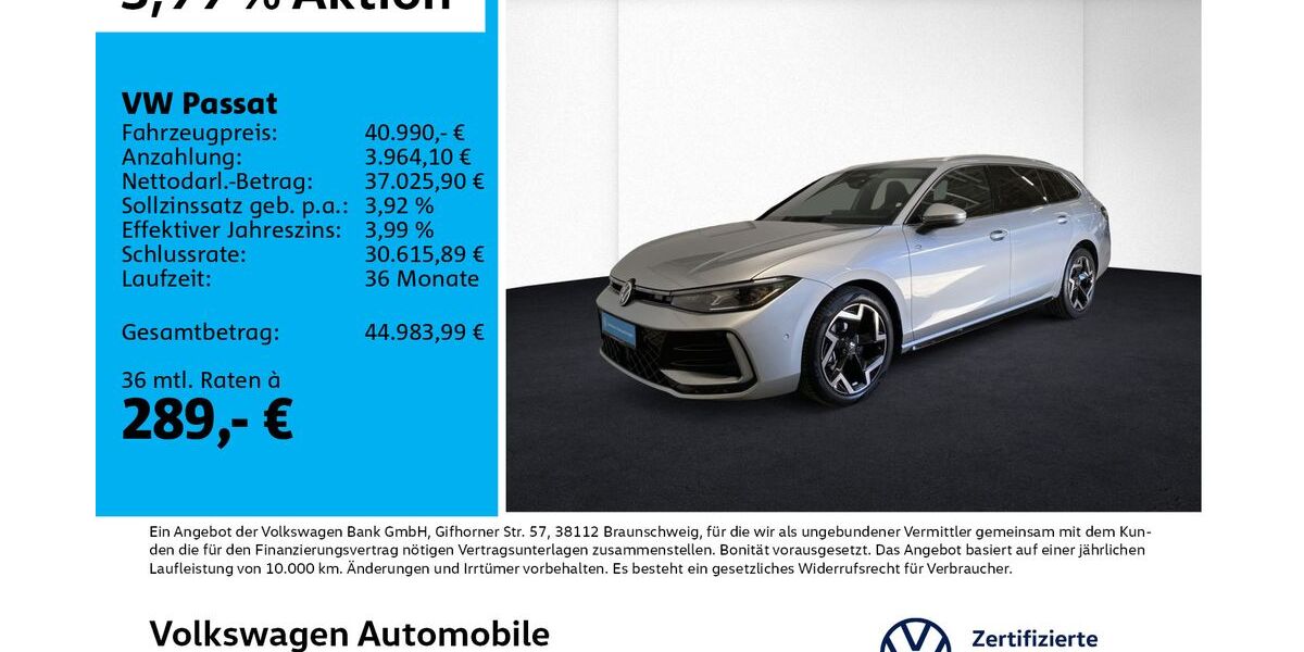 VW Passat 4.383 km 40.420 &euro; Leipzig 04178