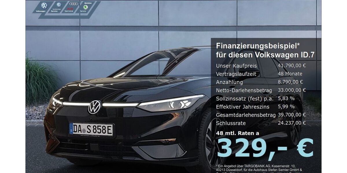 VW ID.7 25.000 km 41.790 € Griesheim 64347