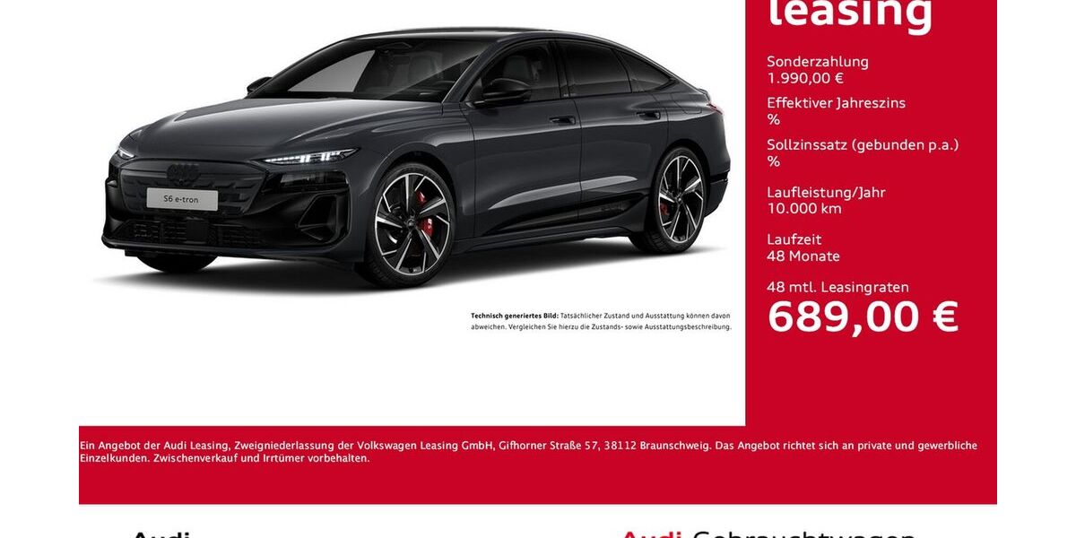 Audi S6 e-tron 2.234 km 86.411 &euro; Dortmund 44143