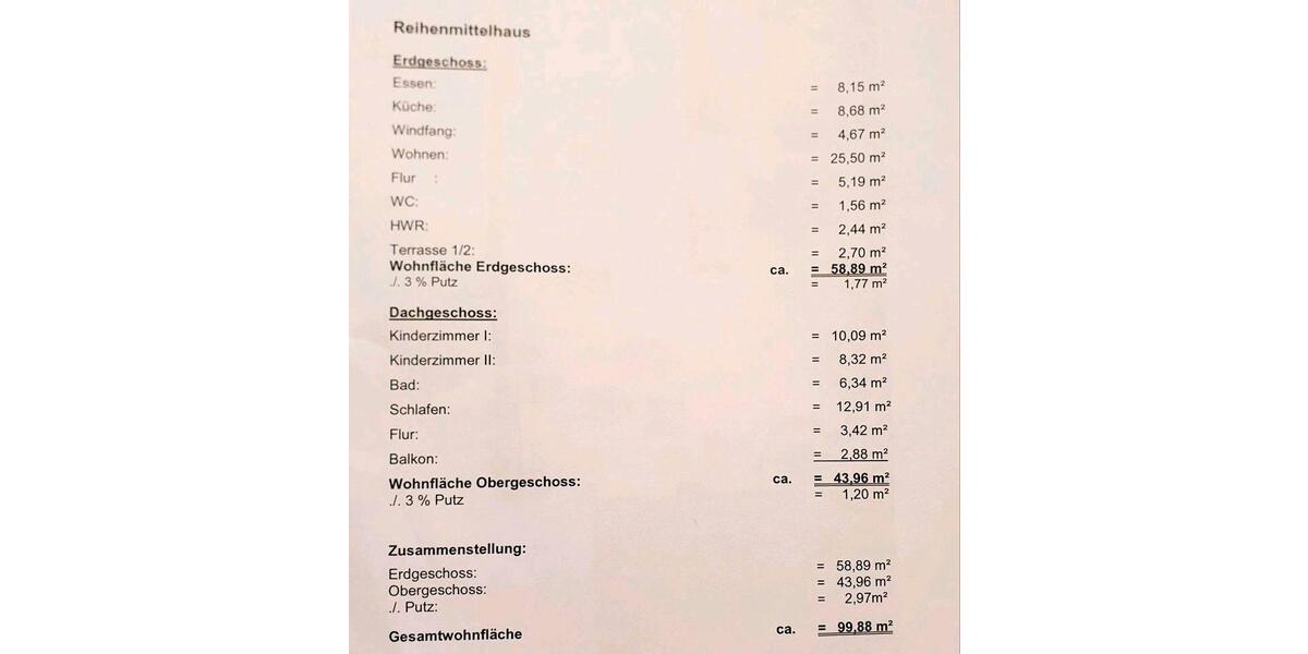 Reihenhaus Öhringen - 449.000&euro; | Angebot:26062936