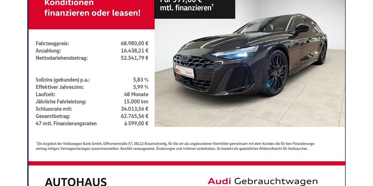 Audi A6 9.270 km 66.979 &euro; Bitterfeld-Wolfen 06749
