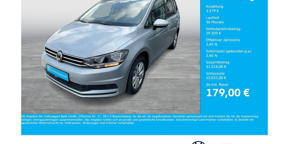 VW Touran 5.392 km 32.888 &euro; Bergkamen 59192