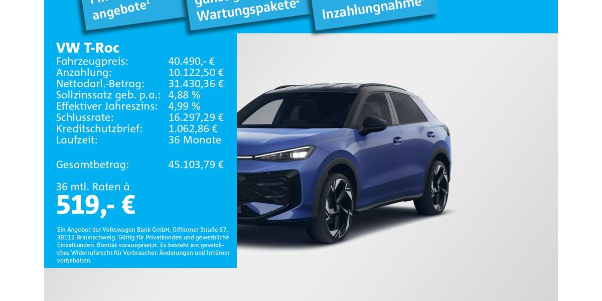 VW T-Roc 3.000 km 40.490 € München 80807
