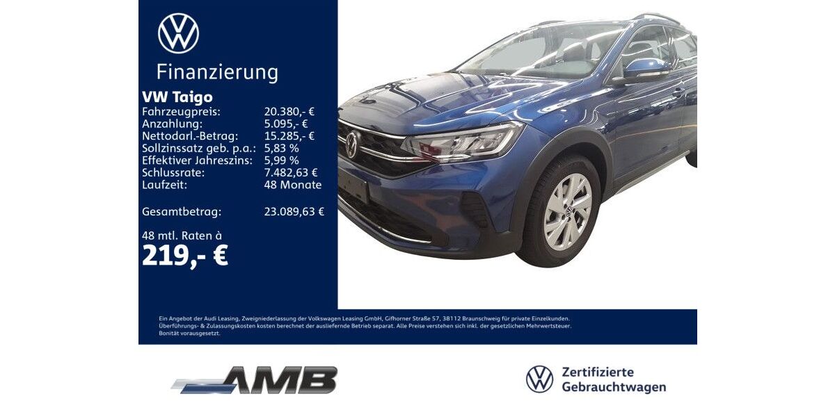 VW Taigo 4.650 km 20.380 &euro; Borna 04552