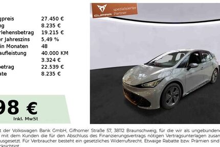 Cupra Born 24.250 km 27.450 &euro; Nürnberg 90441