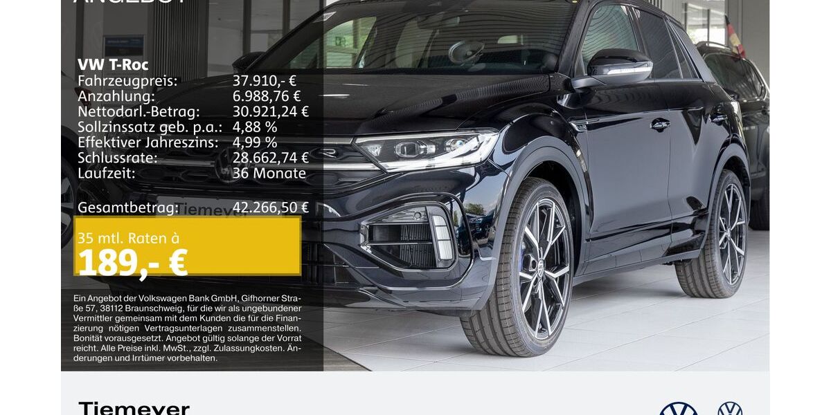 VW T-Roc 20.813 km 37.490 &euro; Plettenberg 58840