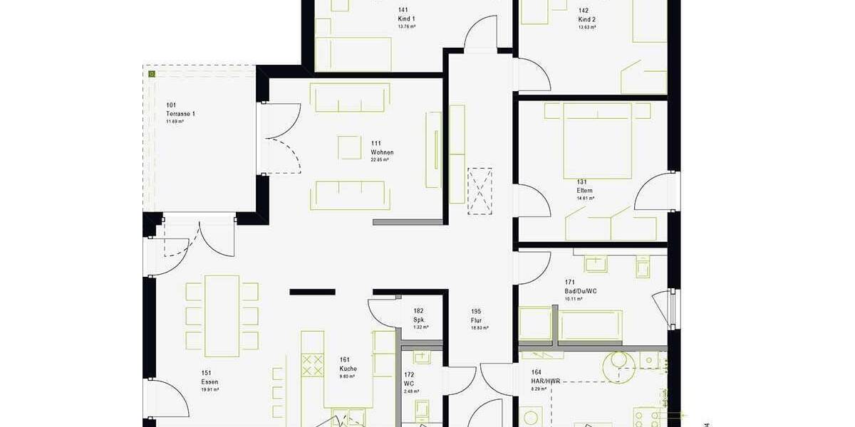 Bungalow Blowatz Alt Farpen - 5 Zimmer, 147 m&sup2;, 395.000&euro; | Angebot:26851140