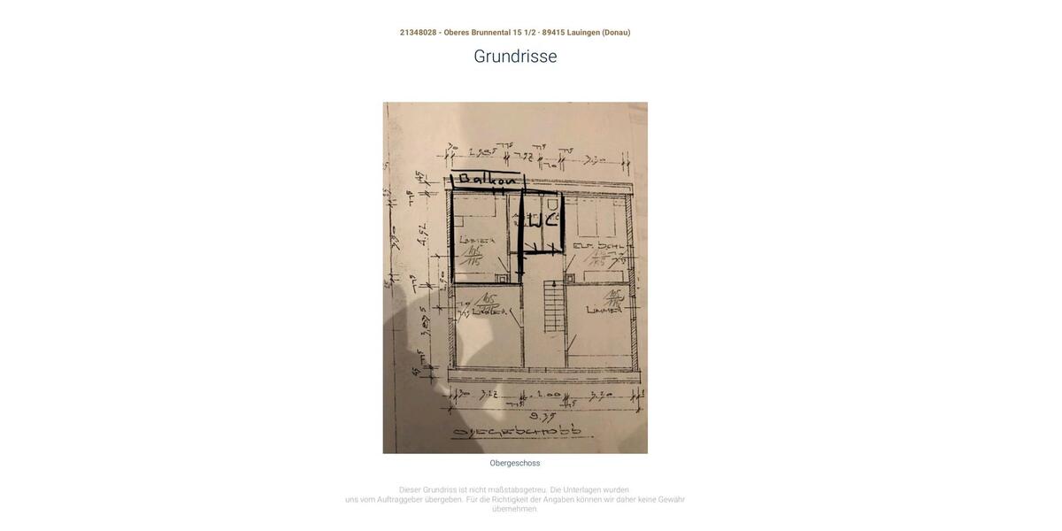 Einfamilienhaus Lauingen (Donau) - 7 Zimmer, 135 m&sup2;, 280.000&euro; | Angebot:26960801