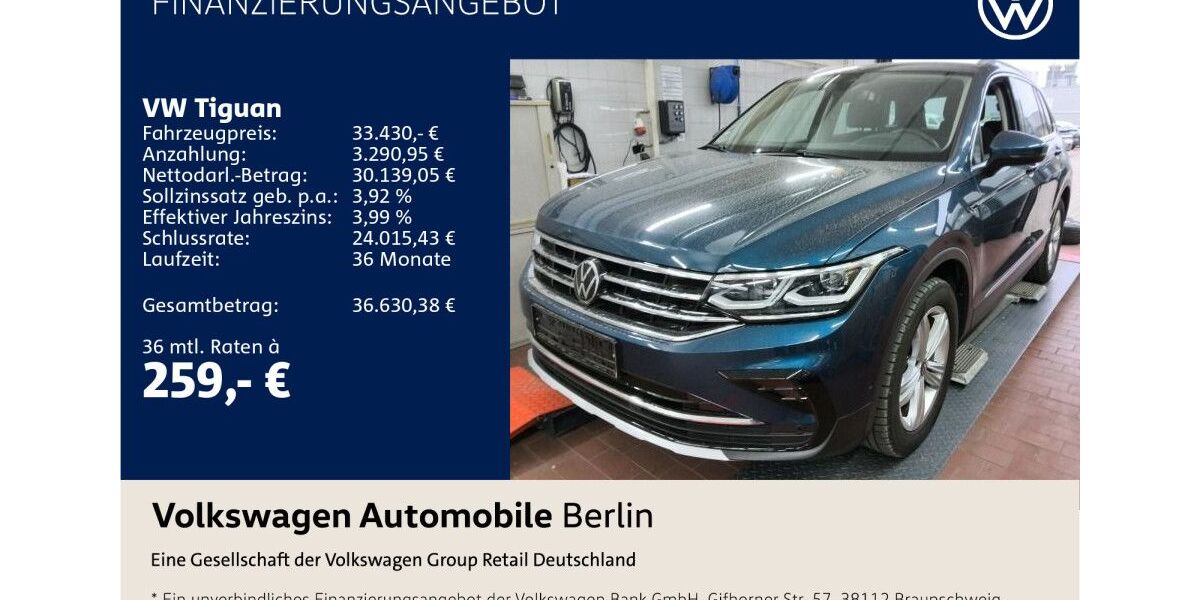 VW Tiguan 42.650 km 33.430 &euro; Berlin 12681