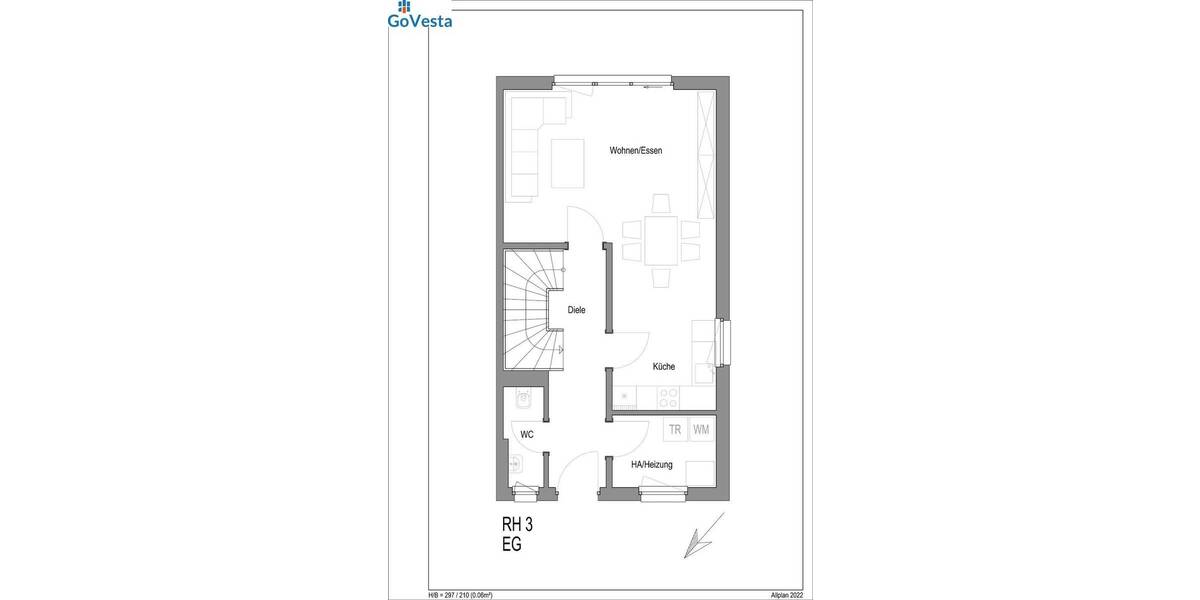 Reihenendhaus Ilsenburg - 4 Zimmer, 125 m&sup2;, 1.249&euro; | Angebot:26053338