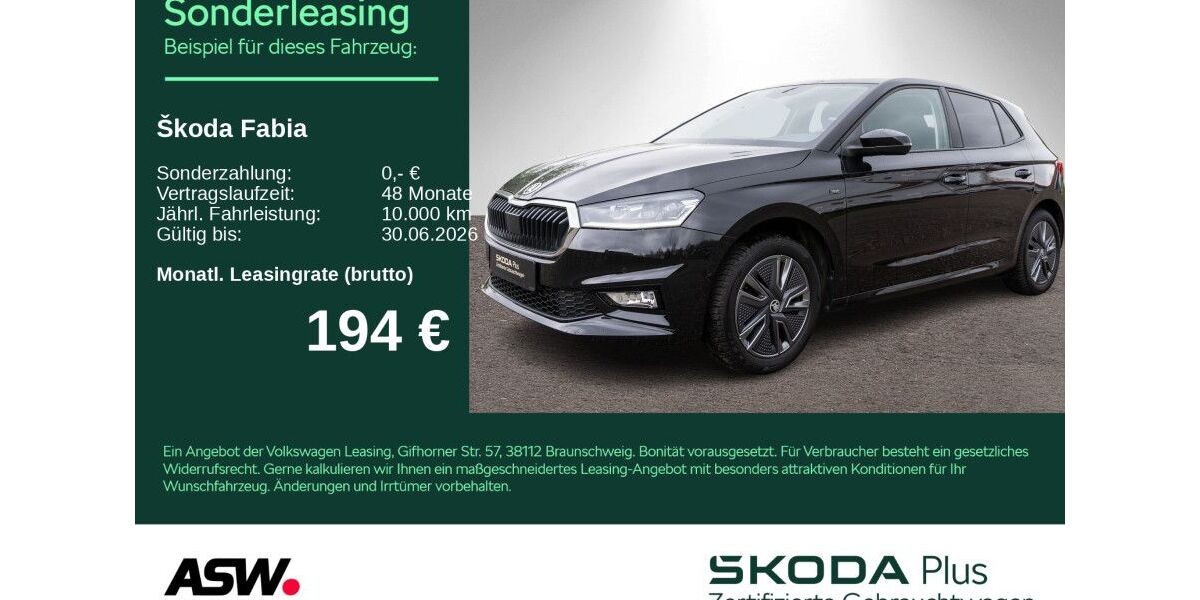 Skoda Fabia 15.300 km 21.730 &euro; Heilbronn 74076