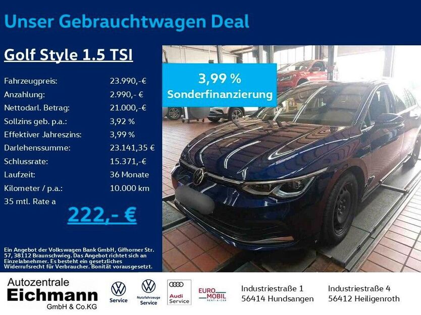 VW Golf 33.700 km 23.990 € Heiligenroth 56412