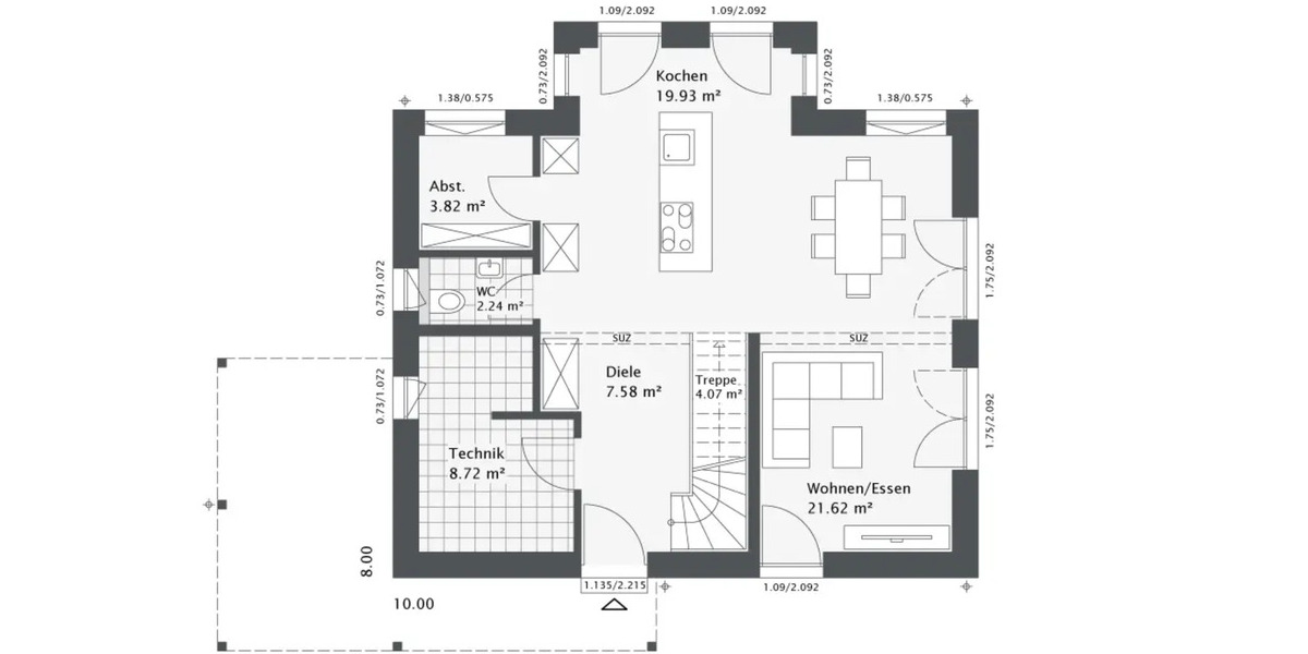 Einfamilienhaus Jüchen - 5 Zimmer, 134 m&sup2;, 692.900&euro; | Angebot:26204445