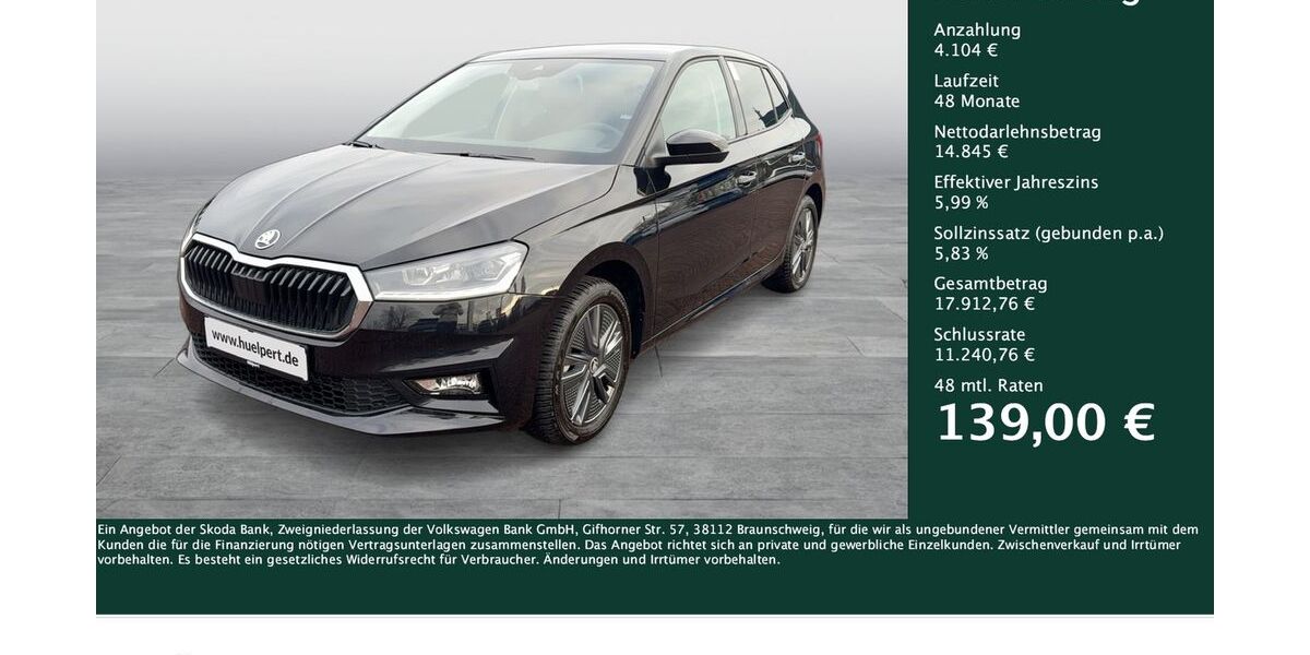 Skoda Fabia 21.081 km 18.444 &euro; Dortmund 44309