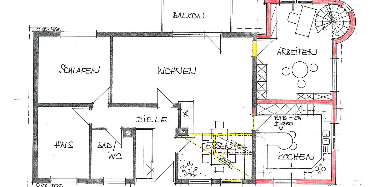Naturnah: Besonderes 1-2 Familienhaus in Aussichtslage - Zweifamilienhaus Mosbach | Angebot:26675706