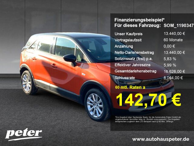 Opel Crossland (X) 88.856 km 13.440 &euro; Merseburg 06217