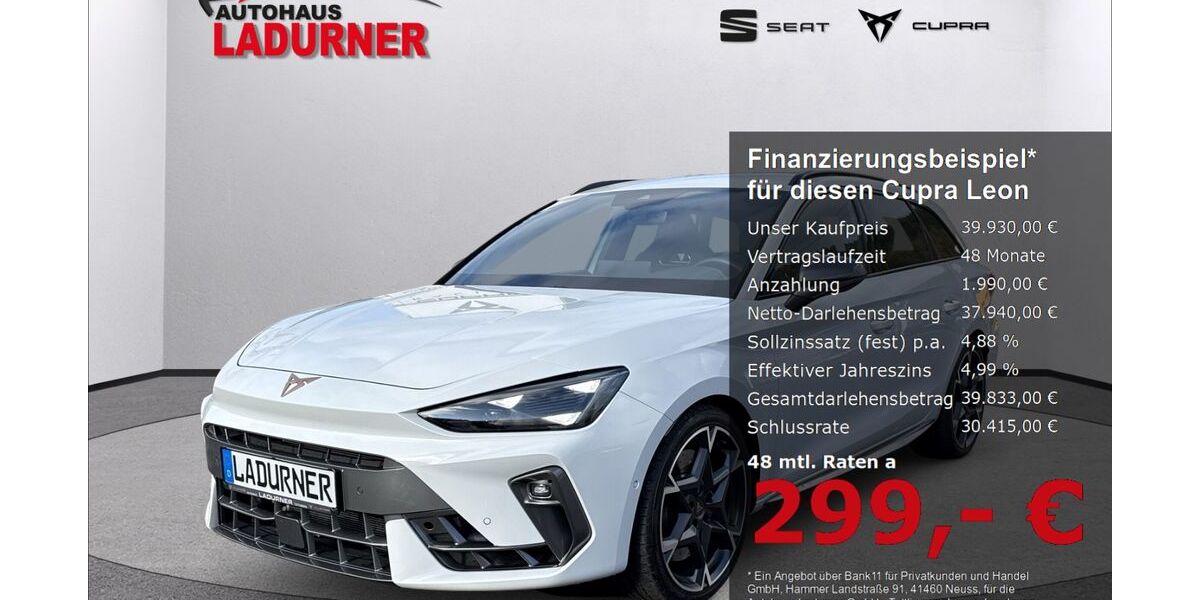 Cupra Leon 10.715 km 39.930 € Tuttlingen 78532