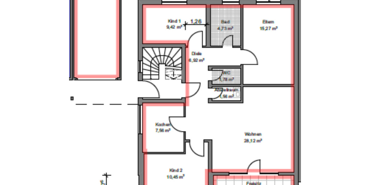 Erdgeschoßwohnung Körle - 4 Zimmer, 84 m&sup2;, 300.000&euro; | Angebot:24568662