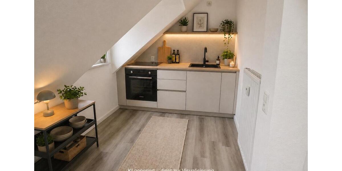 Dachgeschoßwohnung Alzey - 2 Zimmer, 45 m&sup2;, 1.390&euro; | Angebot:26405784