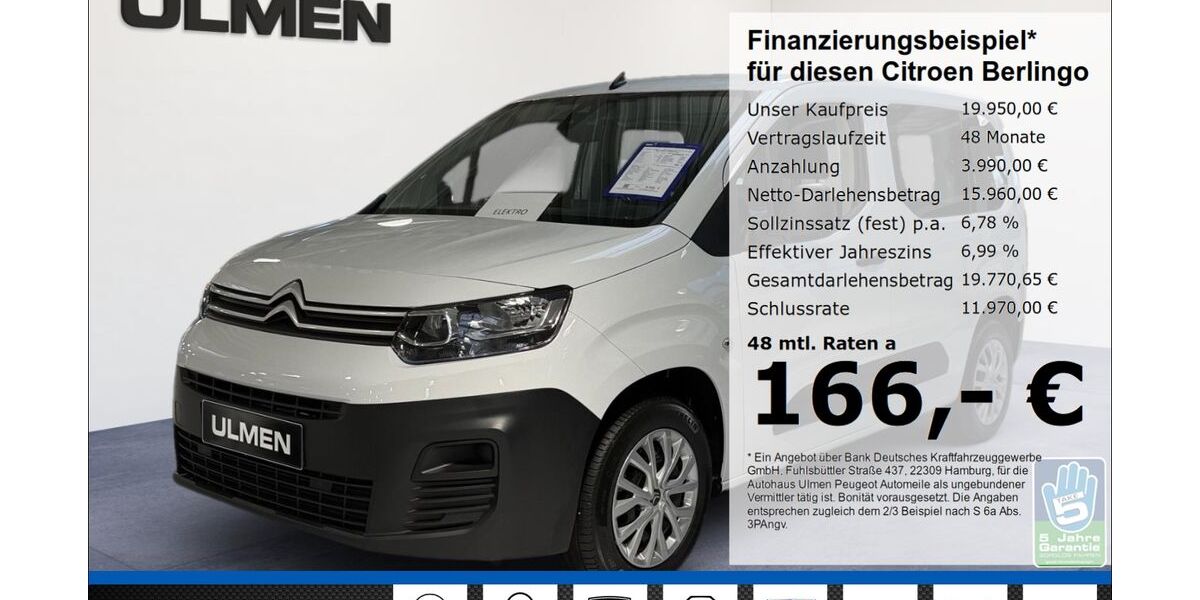 Citroen Berlingo 19.083 km 19.950 &euro; Düsseldorf 40233